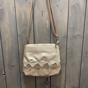 Buckle Rhinestone Crossbody Purse